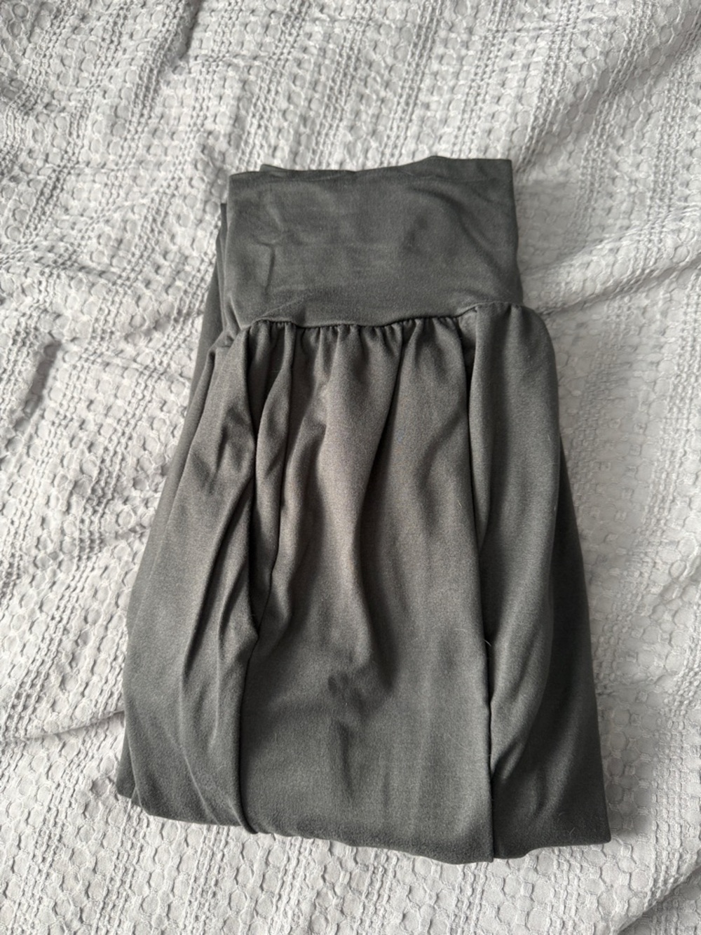 Ueu Gray wide legged leggings